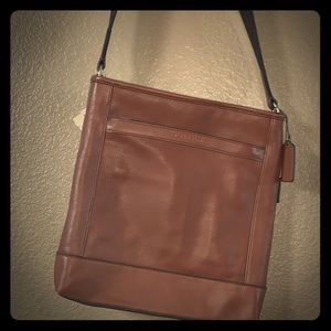 COACH satchel / brown leather